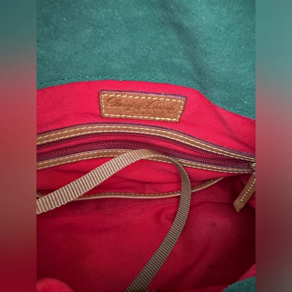 Dooney & Bourke Tan Leather Satchel with Braided Handle